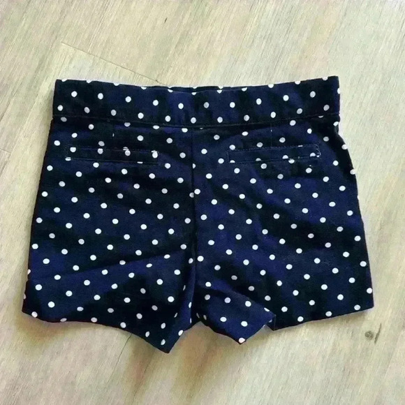 Janie and Jack Navy Polka Dot Shorts size 2T - Picture 2 of 3